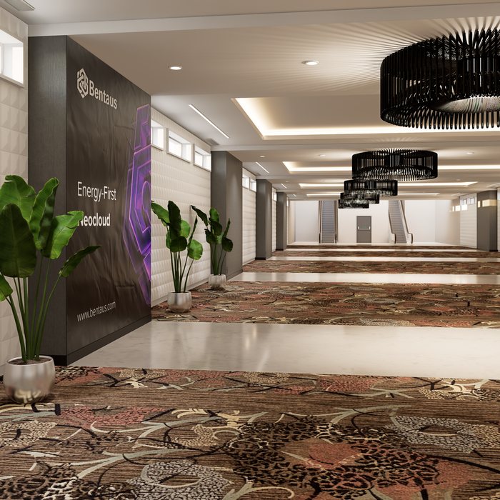 Wide hallway view